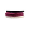 Wine, Black, and White 3 Strand Cork Bracelet